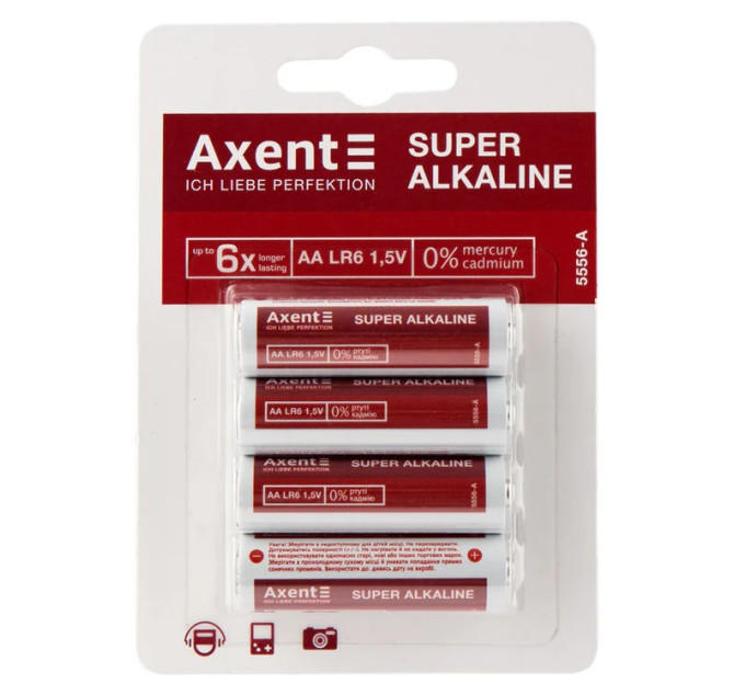 Батарейка Axent АА (4шт/пач)