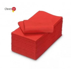 Серветки столові 1/8 2 шарові Clean Point 180 червоні