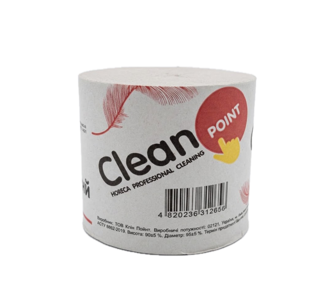 Туалетний папір 65 м Clean Point