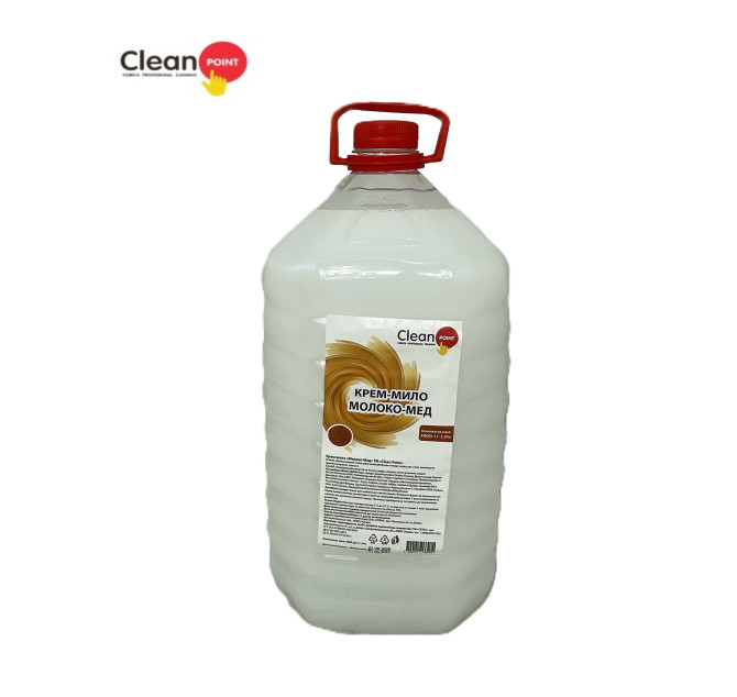 Крем-мило "Молоко та мед" Clean Point  5л