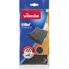 Губка металева Vileda Inox Power Pad 2 шт/пач