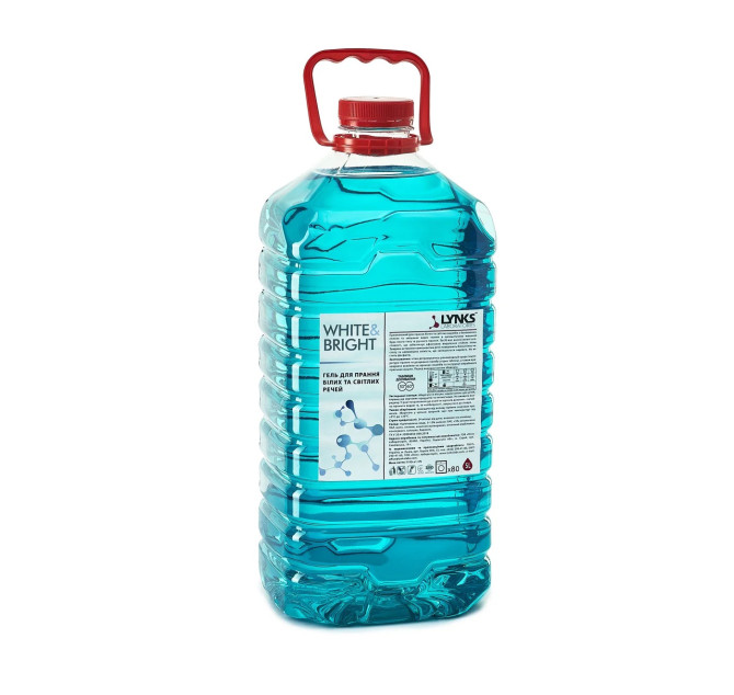 Засіб для прання білих та світлих речей White, LYNKS LABORATORIES, 5л 