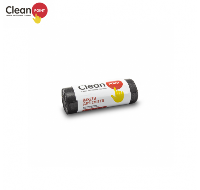 Пакети для сміття Clean Point PRO 60л