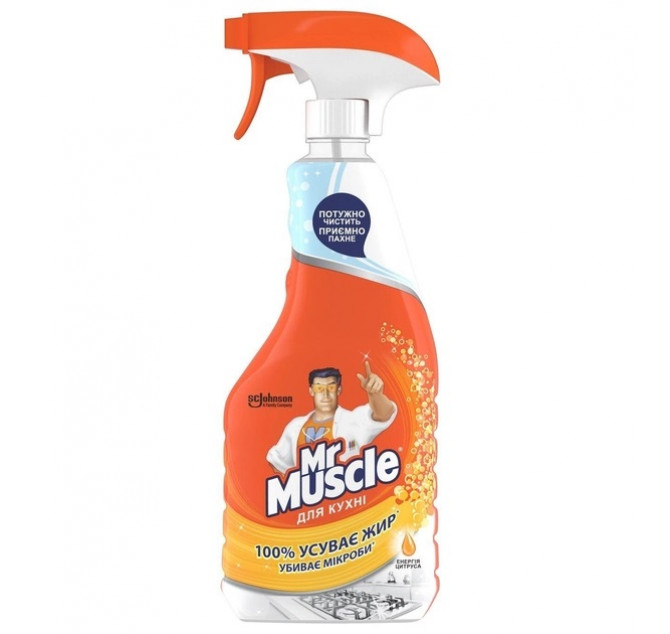 Чистячий засіб для кухні Mr Muscle 500мл з розпилювачем