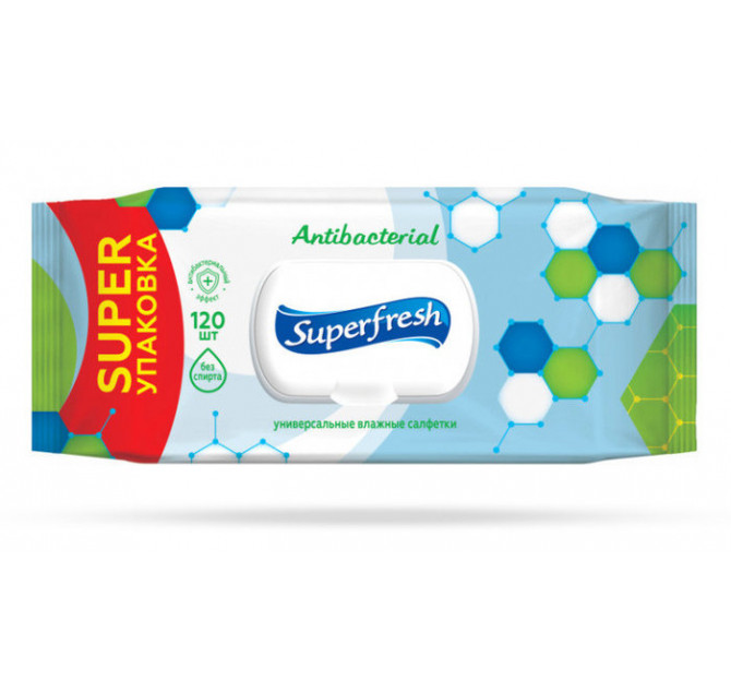 Серветки вологі Super Fresh 120 шт